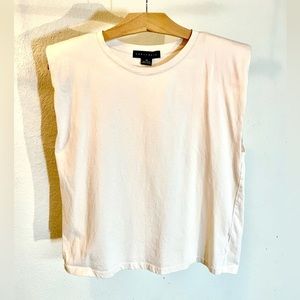 SANCTUARY XS Shoulder Pad Tee